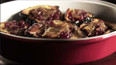 Acorn Squash Stuffed with Cranberries