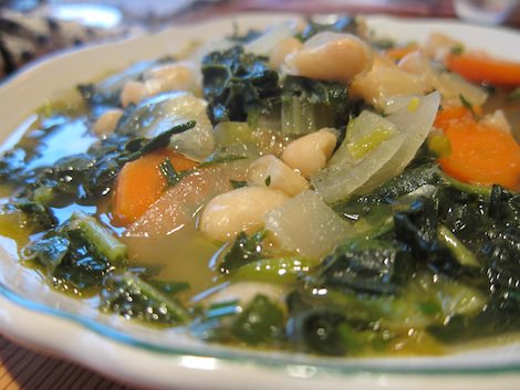 Kale and Cannellini Bean Soup