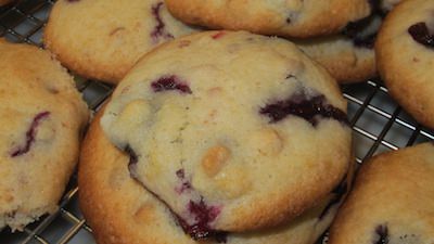 Almond Blueberry Cookies