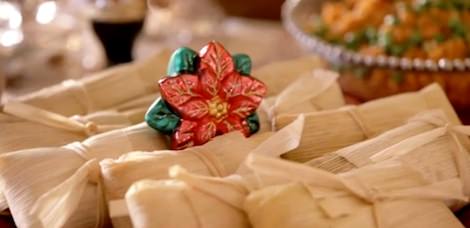 Tamales on Platter