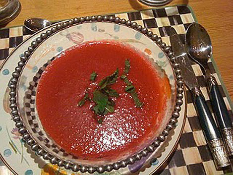 Watermelon and Beet Soup